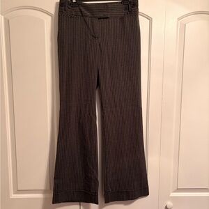BCX Y2K Charcoal Pinstripe Flare Pants
